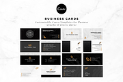 Minimalist Business Card Canva, a Business Card Template by The Blog Creative (Thumbnail 2 of 6)