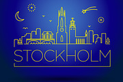 54 Different World Cities Skyline, an Outline Icon by Kursat Unsal (Thumbnail 6 of 7)