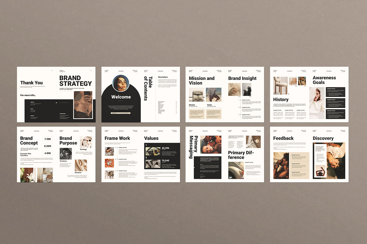 Brand Strategy Framework Template, a Brochure Template by ArtisanaAura (Photo 8 of 8)