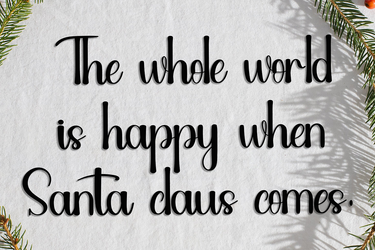 Simple Calligraphy, a Handwritten Font by InermediaSTUDIO (Photo 6 of 7)