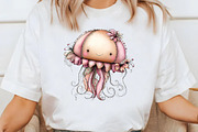 Whimsical summer jellyfish clipart, an Illustration by Designworld (Thumbnail 6 of 8)