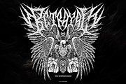 Vilegut | Death Metal Typeface, a Blackletter Font by Denustudios (Thumbnail 2 of 12)