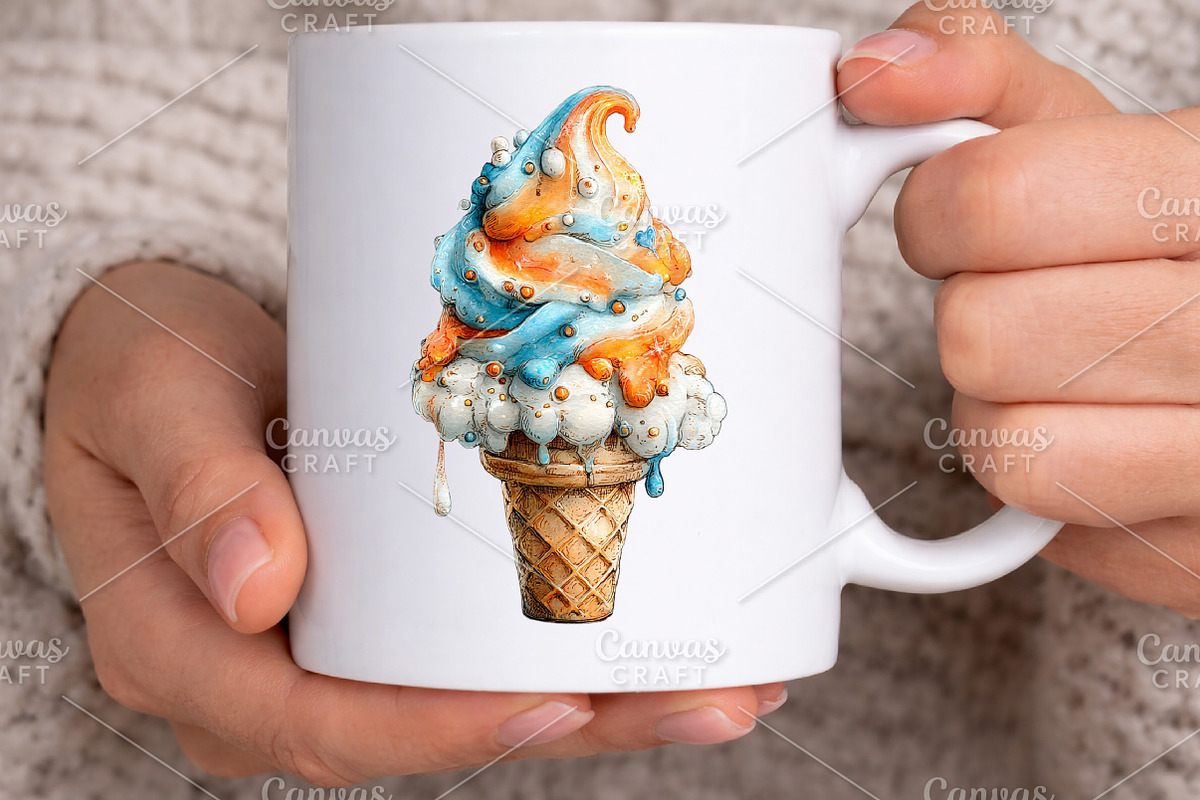 Whimsical Summer Clipart Bundle, a Seasonal Illustration by Canvas Craft (Photo 5 of 7)