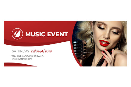 Music Event Animated Facebook Cover, a Templates & Theme by Nisha Droch