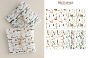 Forest animals watercolor, an Animal Illustration by Marina Ermakova (Thumbnail 9 of 13)
