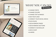 Squarespace Website Template Blue, a Squarespace Template by Breah Designs (Thumbnail 3 of 10)