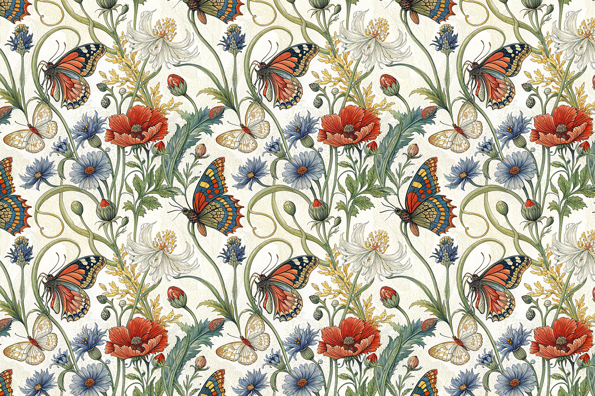 Botanic Garden Seamless Pattern Set, a Pattern Graphic by Designs by Helen Trupak (Photo 7 of 8)
