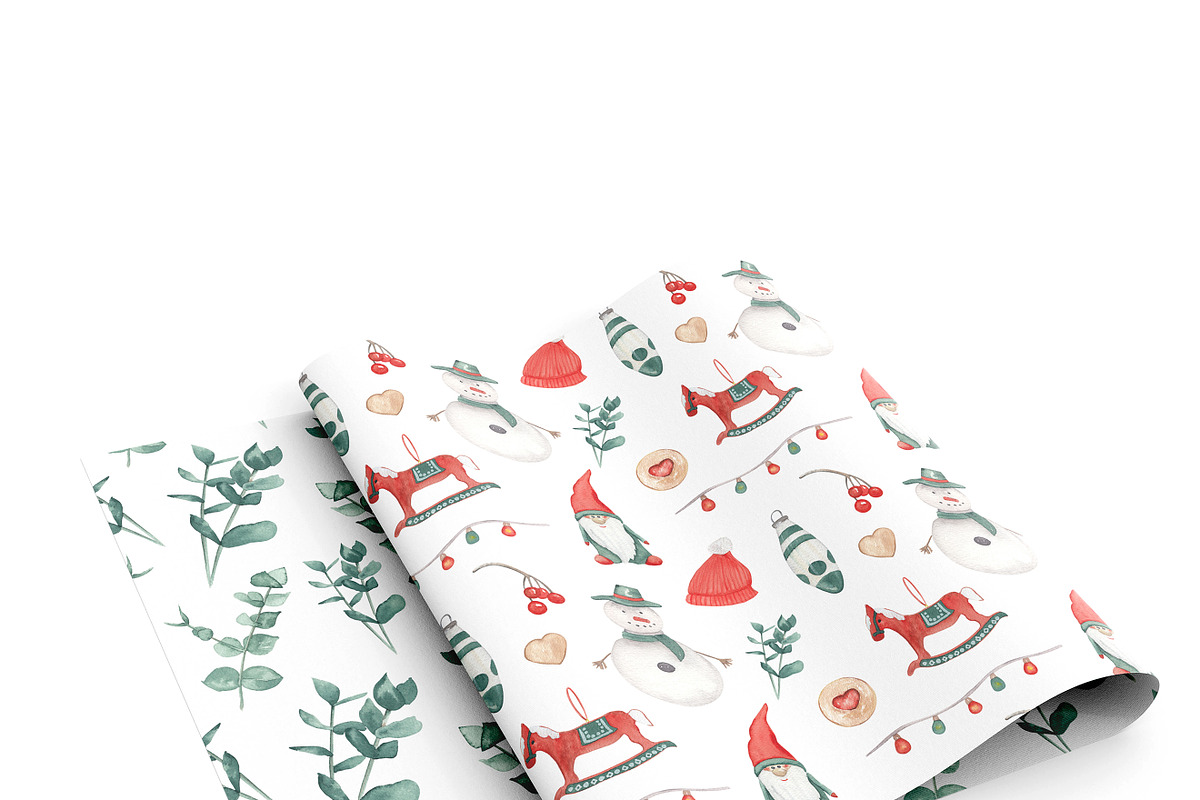 Christmas clipart and patterns, an Animal Illustration by Visual Animal (Photo 8 of 8)