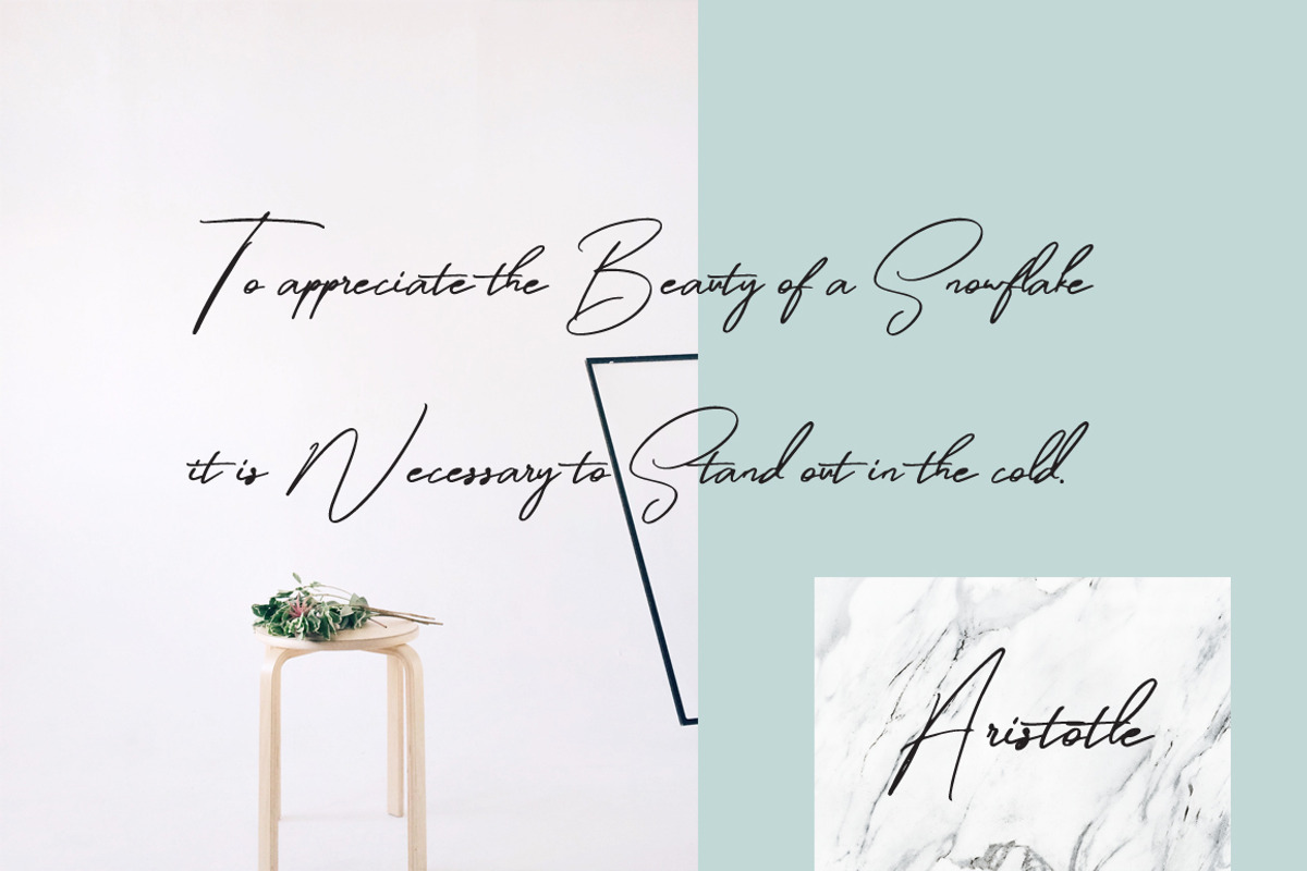 Winterfellia - Handwritten Font preview 7