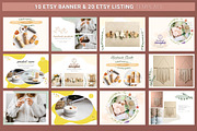 ETSY Shop Kit Canva - Floral, a Templates & Theme by illycreative (Thumbnail 7 of 10)