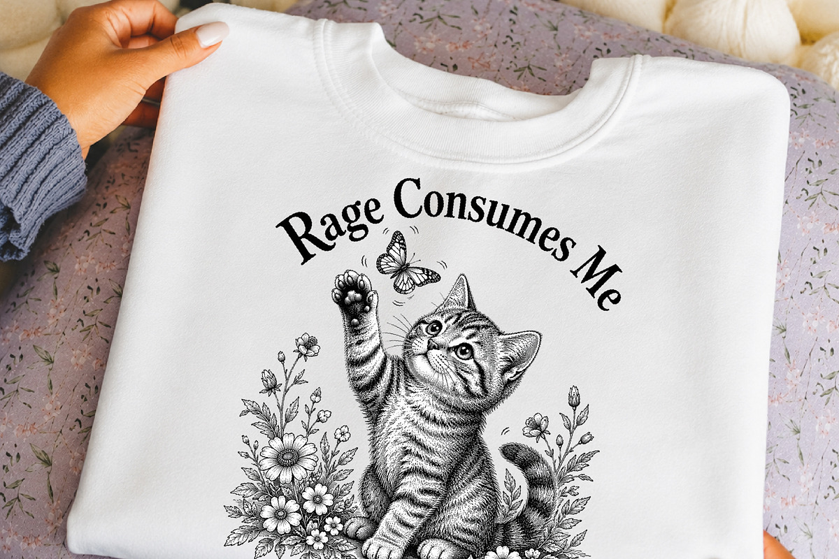 Rage Consumes Me PNG, a Seasonal Illustration by DreamCafeArt (Photo 6 of 6)