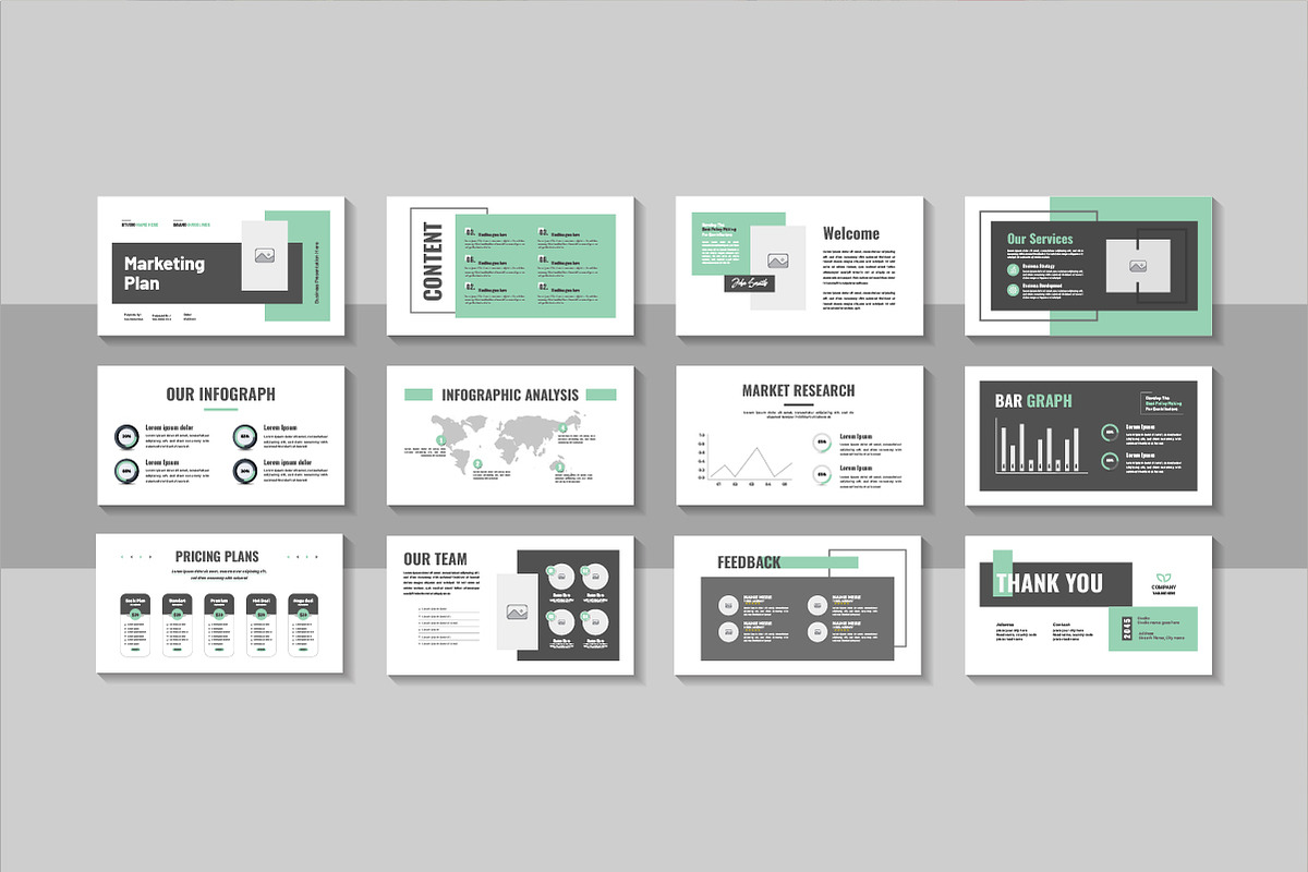 Business Marketing Plan Portfolio, a Presentation Template by Pavel_design (Photo 1 of 4)