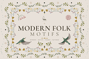 Modern Folk Motifs Collection, a Decorative Illustration by Karma (Thumbnail 1 of 17)