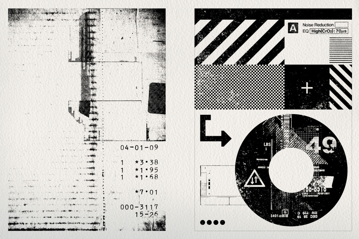 Abstract Digital Collage Textures 02, a Texture Graphic by Offset (Photo 3 of 14)