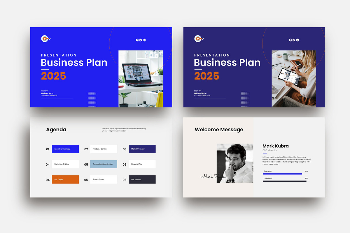 Business Plan Presentation Template, a Presentation Template by Studio_Clarity (Photo 2 of 5)