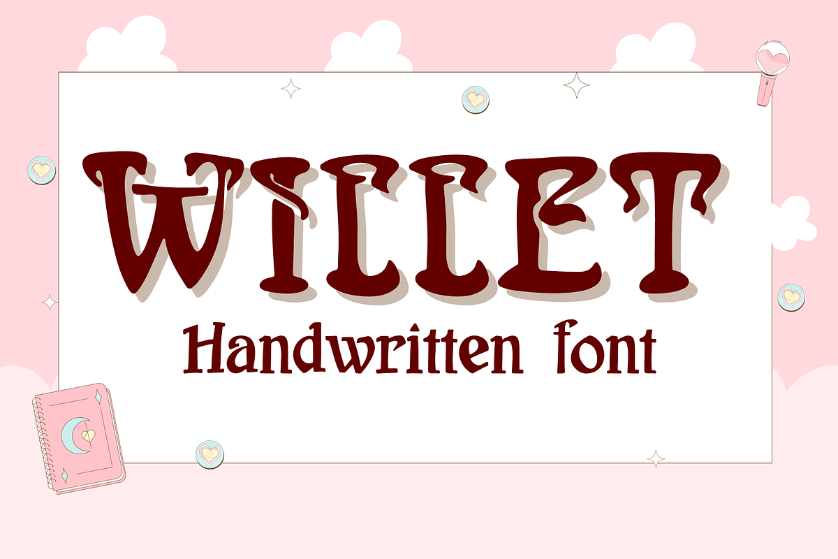 WILLET, a Handwritten Font by Sirinart (Photo 1 of 6)