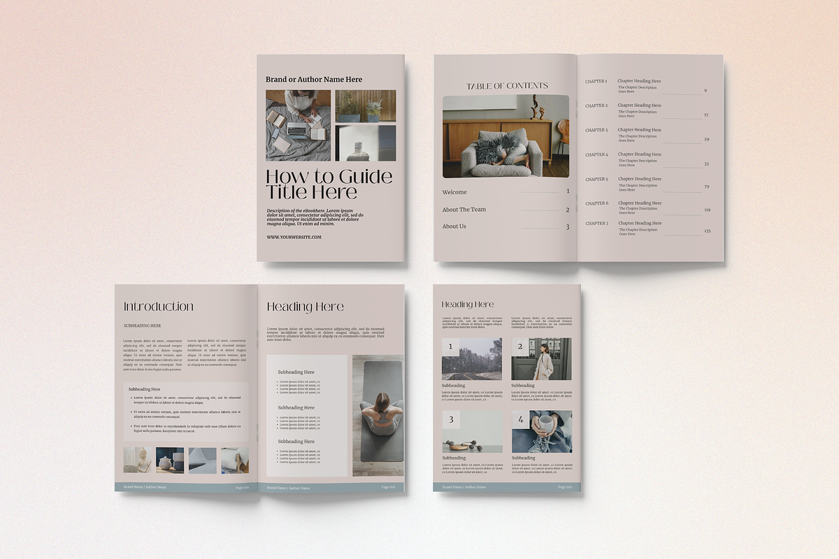 D A W N | Guidebook Canva Template preview 4