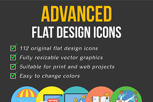 112 Advanced Flat design Concepts