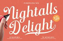 Nightalls Delight Bold Script