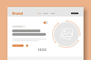Wireframe Landing Page, a Landing Page Template by CreativeShaper (Thumbnail 2 of 6)