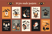 Hey BOO! Cute ghost clipart, a Seasonal Illustration by EltaMaxArt (Thumbnail 6 of 14)