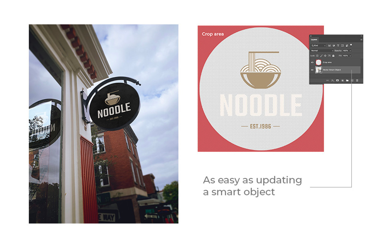 Logo Mockup Template - Business Sign, an Advertising Mockup by SUH-NY (Photo 13 of 14)