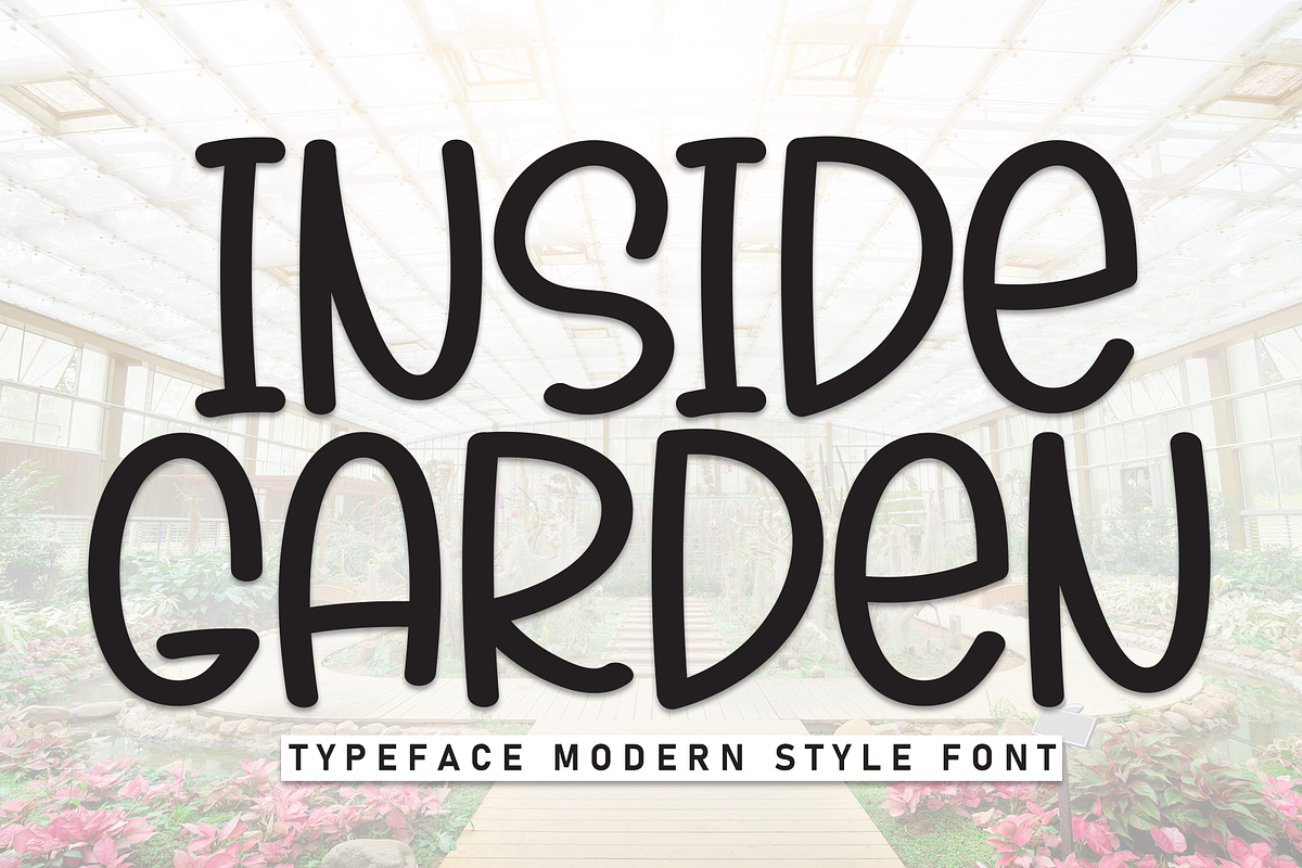 Inside Garden | Script Font, a Script Font by Scratchones (Photo 1 of 8)