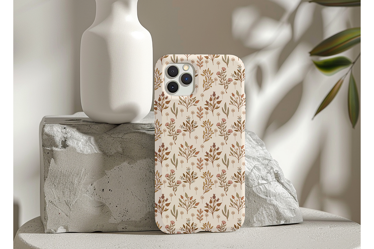 Rustic Blooms Seamless Pattern, a Pattern Graphic by OwlAndFern (Photo 6 of 14)