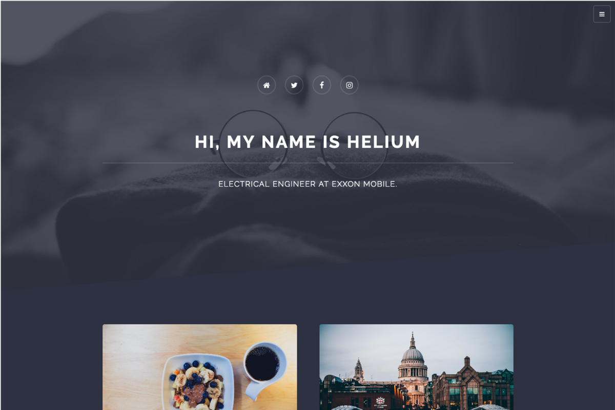 Helium Blog Ghost Theme, a Websites & App Template by Malvouz