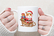 Christmas Cute mouse PNG, an Illustration by Sublimation Artist (Thumbnail 6 of 9)
