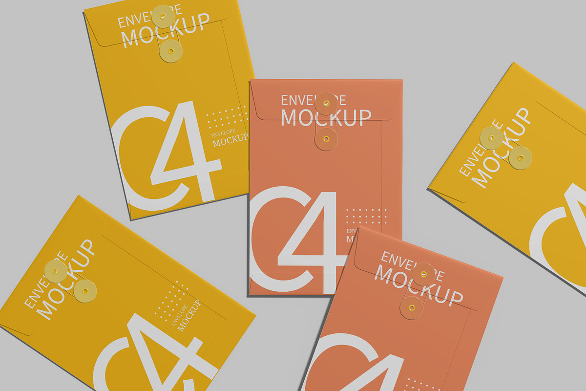 Envelope c4 Mockup, a Print Template by Creative_A23 (Photo 1 of 5)