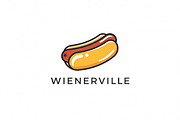 Wienerville Hot Dog, a Branding & Logo Template by Logocreative (Thumbnail 1 of 2)