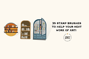 The Library Creator Stamp Brushes, a Brush Add-On by Mabel & Bea (Thumbnail 8 of 8)