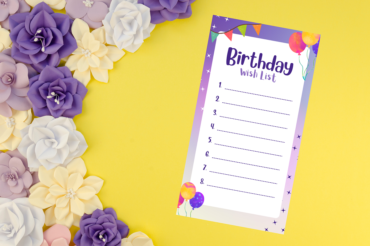 Happy Birthday List Templates, a Templates & Theme by TemplateCastleStore (Photo 8 of 9)