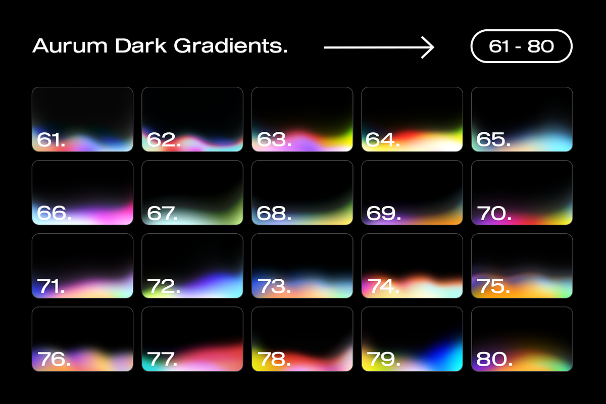 100 Aurum Dark Gradients Collection, a Texture Graphic by Asylab (Photo 5 of 17)
