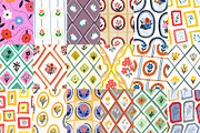 Retro Floral Prints & Textures, a Background Graphic by RevintageStudio (Thumbnail 7 of 8)