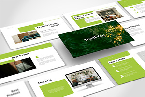 Interior Presentation Powerpoint, a Presentation Template by Glowin_studio