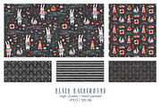 Nautical cute sea seamless patterns, a Pattern Graphic by UlitkaStudio (Thumbnail 8 of 17)
