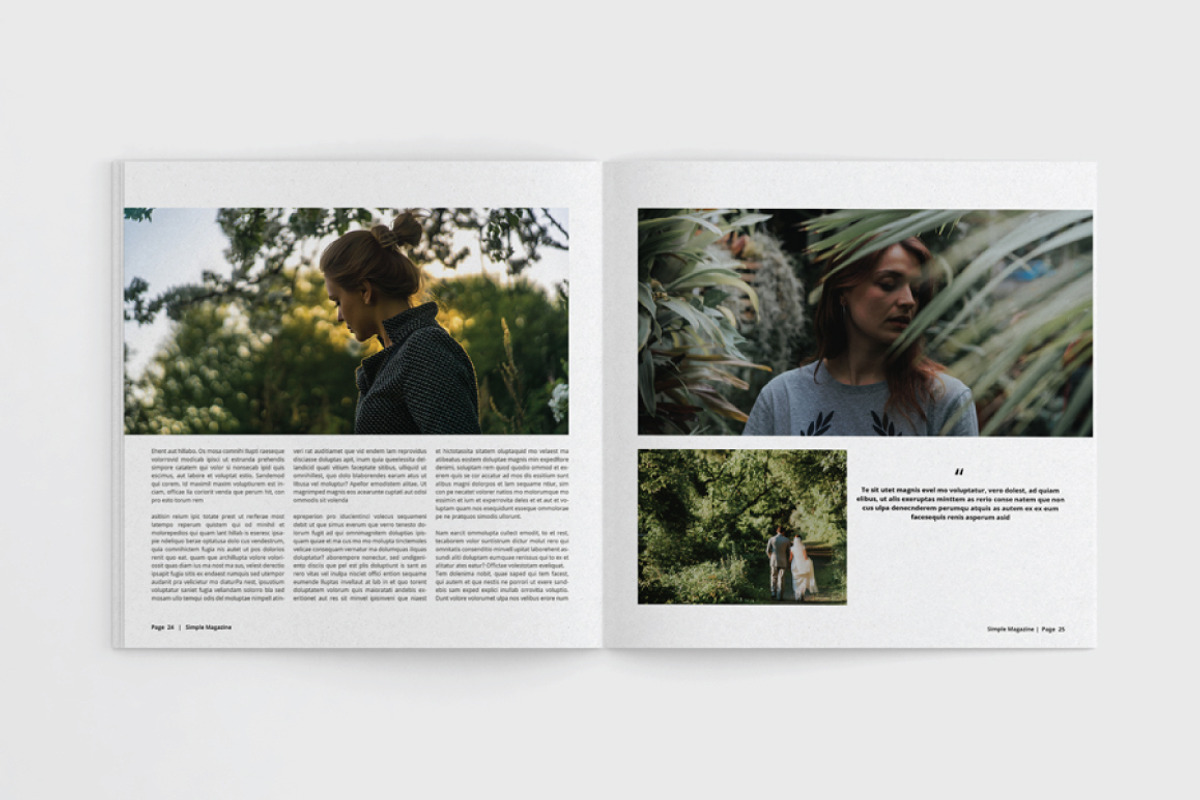 Square Magazine Template, a Magazine Template by Alhaytar