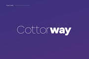 Cottorway Display Typeface, a Sans Serif Font by Foxtype (Thumbnail 1 of 10)