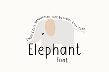 Elephant Handwritten Font