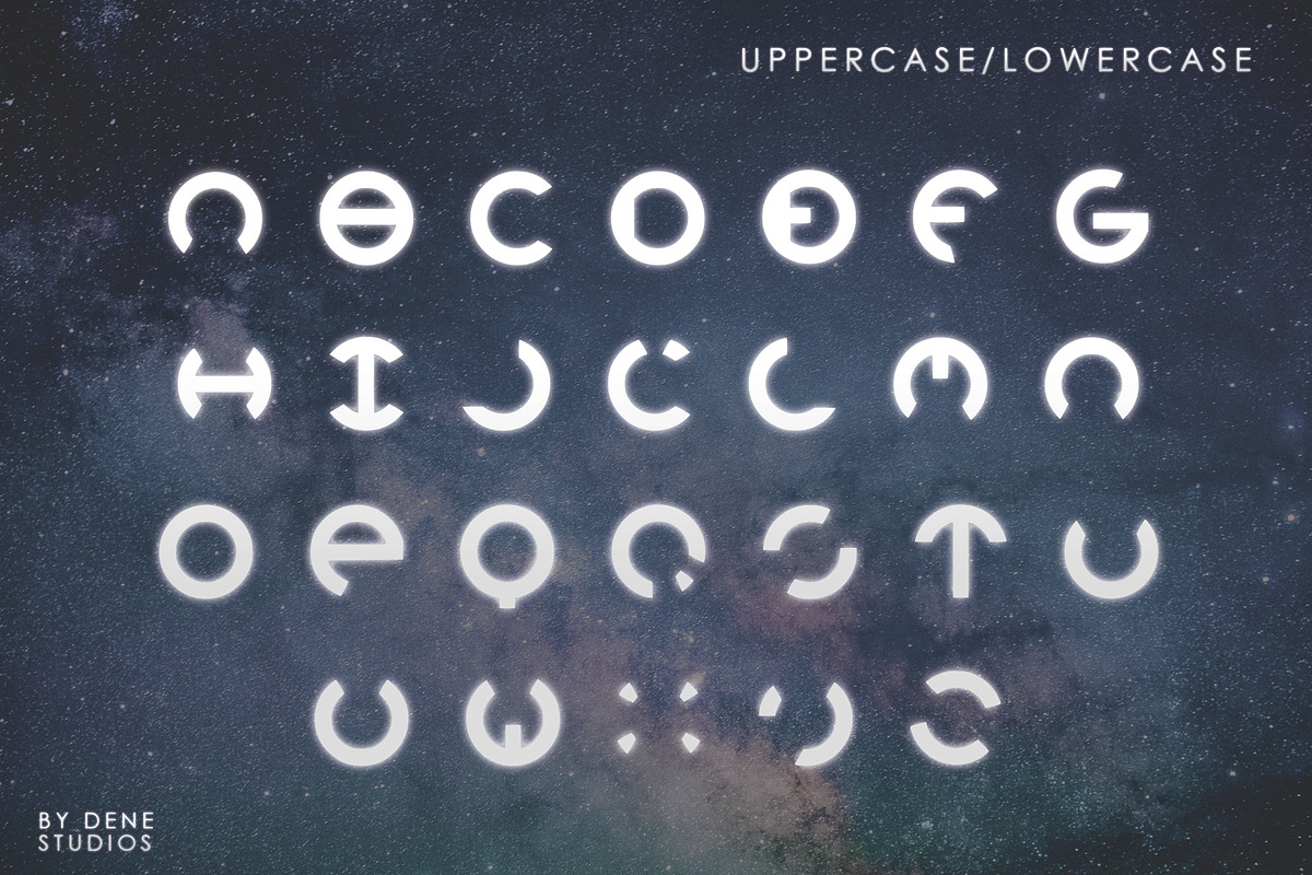 ORION - A Futuristic Typeface preview 2