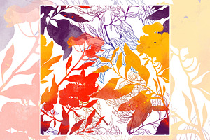 Meadow flowers pattern | JPEG