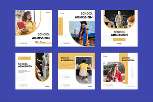 School Admission Instagram Template