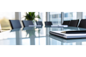 Empty corporate meeting room with, a Business Photo by Igor Tichonow