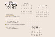 2026 Calendar PNGs, an Object Graphic by Sometimes Crafter Studio (Thumbnail 2 of 4)