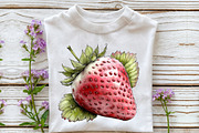 Whimsical Summer Fruit Clipart, an Illustration by OK Design (Thumbnail 5 of 6)