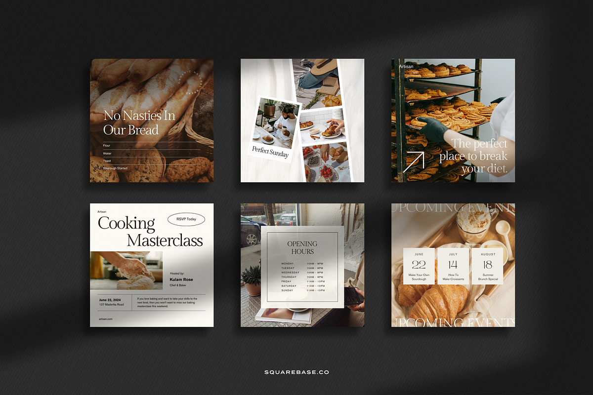 Canva Templates for Bakers, a Social Media Template by Squarebase Templates (Photo 2 of 5)
