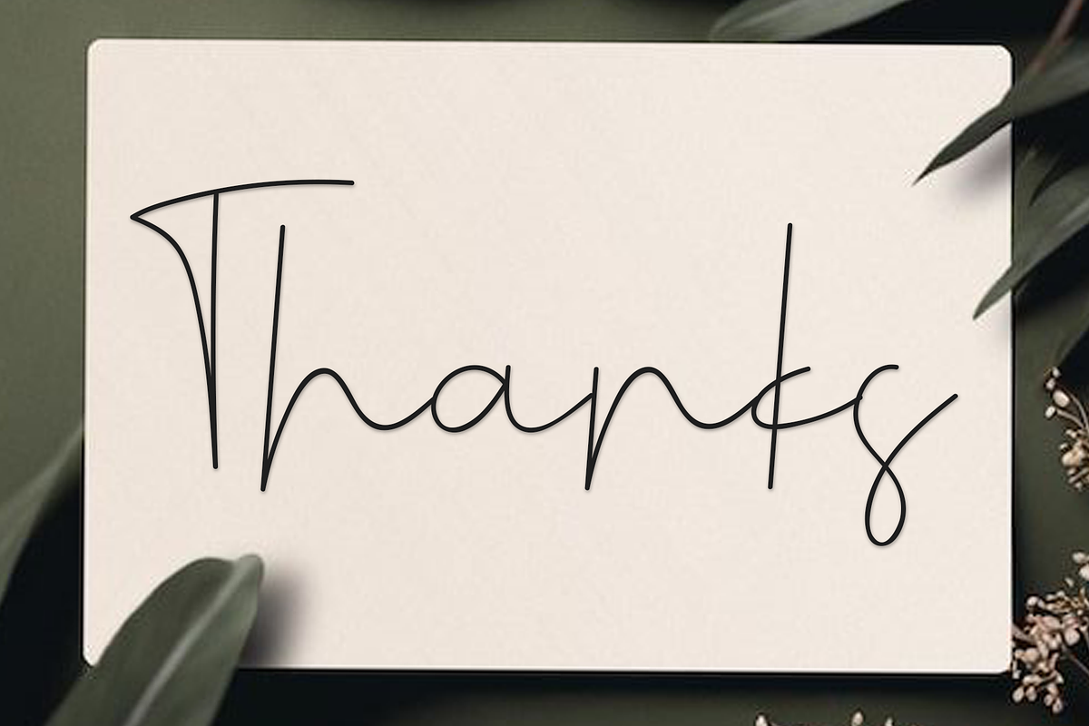Natural Handwriting, a Handwritten Font by FreshTypeINK (Photo 7 of 7)