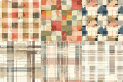 Muted Boho Checkered Backgrounds, a Texture Illustration by DreamPrint404 (Thumbnail 2 of 6)